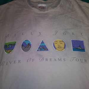 1993 Billy Joel river of dreams tour shirt
